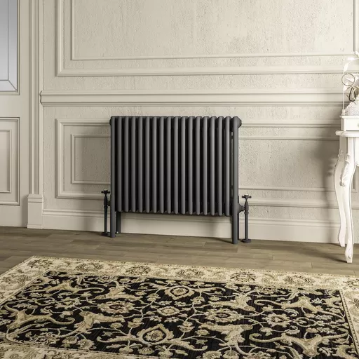 Imperia 4 Column Radiator 600 x 830mm Matt Anthracite