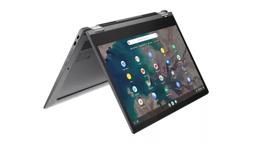 Lenovo IdeaPad Flex 5 CB 13IML05 Intel® Core™ i5 i5-10210U Chromebook 33.8 cm (13.3") Touchscreen Full HD 8 GB DDR4-SDRAM 128 GB SSD Wi-Fi 6 (802.11ax) ChromeOS Graphite, Grey