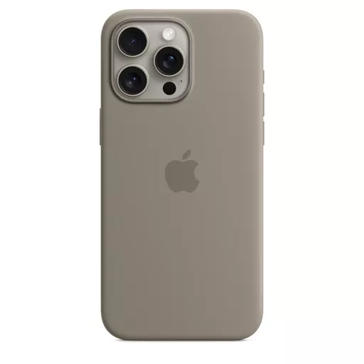 Apple iPhone 15 Pro Max Silicone Case with MagSafe - Clay