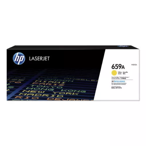 HP 659A (W2012A) Standard Yield Yellow Original LaserJet Toner Cartridge (13000 Yield)