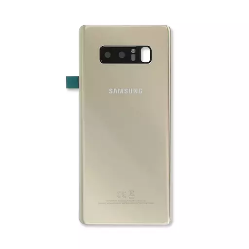 Back Cover w/ Camera Lens (Service Pack) (Maple Gold) - For Galaxy Note 8 (N950)