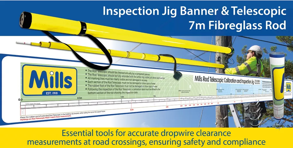 Inspection Jig Banner and Telescopic Rod