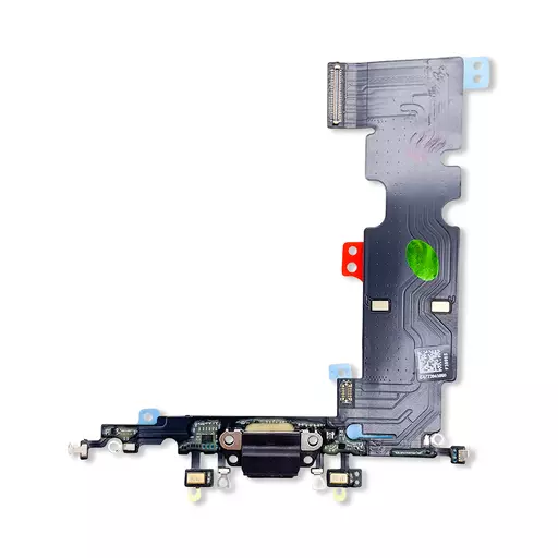 Charging Port Flex Cable (Black) (RECLAIMED) - For iPhone 8 Plus