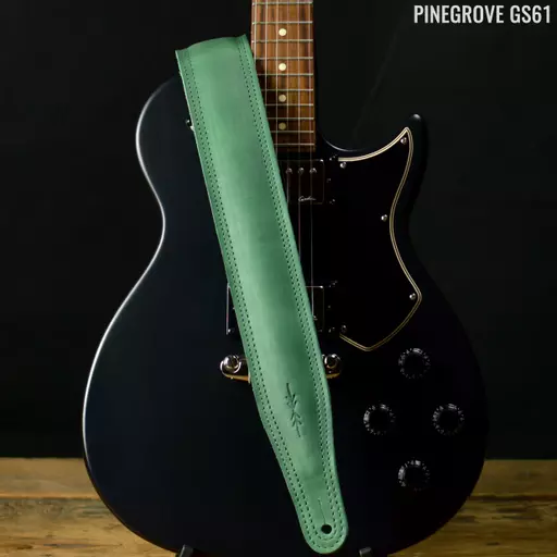 GS61 Padded Guitar Strap - Emerald Green