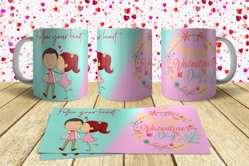 Personalised Romantic Valentine's Day Mug - Add Message