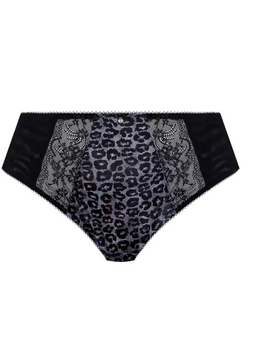 Elomi Morgan Snow Leopard High Leg Brief close up.jpg