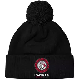 PenrynRFC_BobbleHat_Black_Front.png