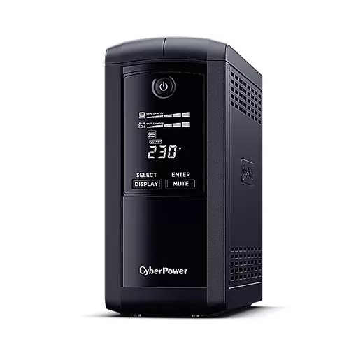 CyberPower VP700EILCD uninterruptible power supply (UPS) Line-Interactive 0.7 kVA 390 W 6 AC outlet(s)