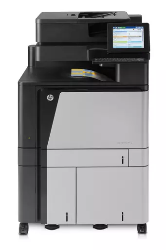 HP Color LaserJet Enterprise Flow MFP M880z+, Print, copy, scan, fax, 200-sheet ADF; Front-facing USB printing; Scan to email/PDF; Two-sided printing