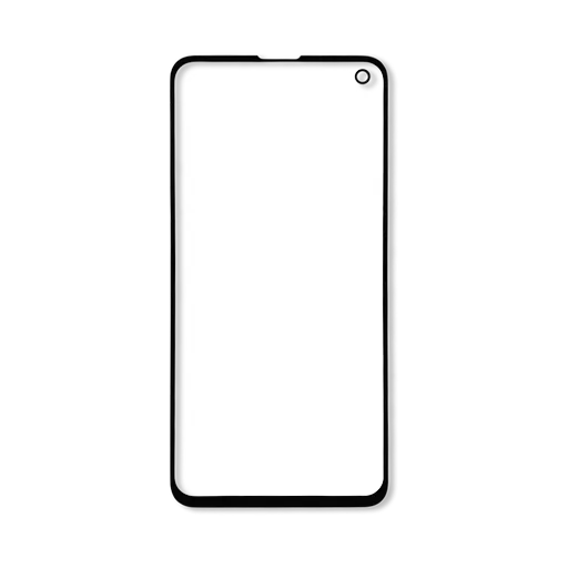 Front Glass Lens (Glass + OCA) (CERTIFIED) (Black) - For Galaxy S10e (G970)