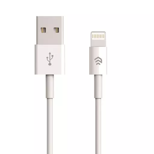 Devia - 2m (2.1A) USB to Non-MFi Lightning Cable - White
