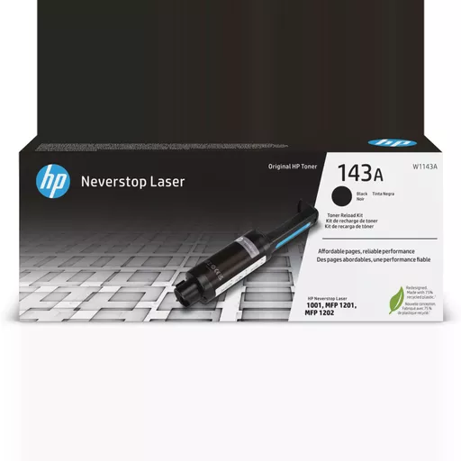 HP W1143A/143A Toner-kit, 2.5K pages ISO/IEC 19752 for HP Neverstop 1001
