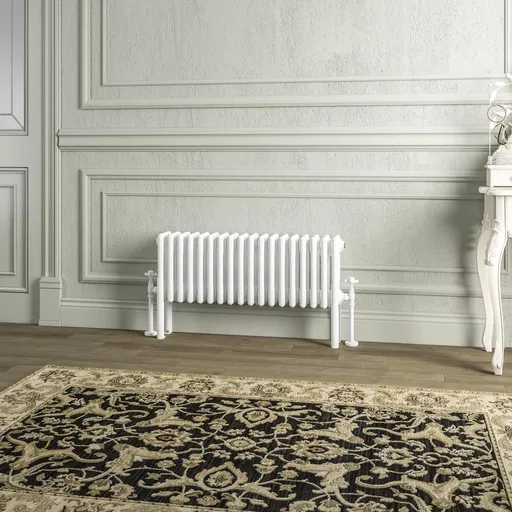 Imperia 4 Column Radiator 300 x 830mm Gloss White