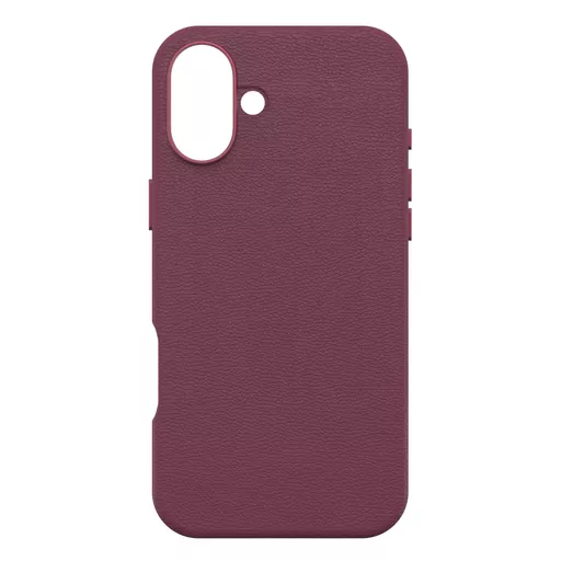 OtterBox Symmetry Series Cactus Leather for MagSafe for iPhone 16 Plus, Maroon Bells