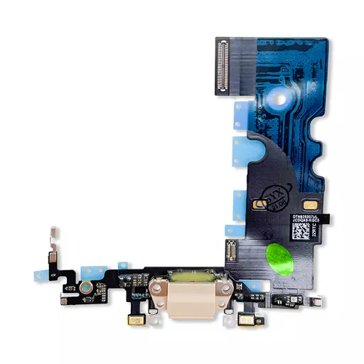 Charging Port Flex Cable (Gold) (CERTIFIED - OEM) -  For iPhone 8