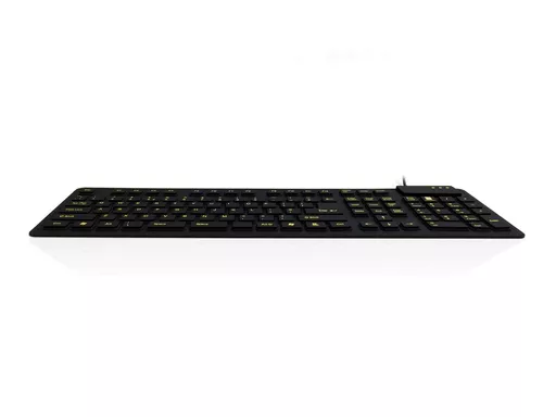 Accuratus WP127 V2 keyboard Industrial USB + PS/2 QWERTY UK English Black