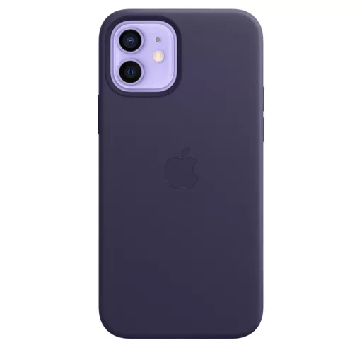 Apple iPhone 12 | 12 Pro Leather Case with MagSafe - Deep Violet