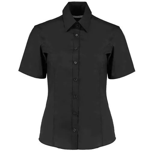 Kustom Kit Ladies Short Sleeve Tailored Business Shirt