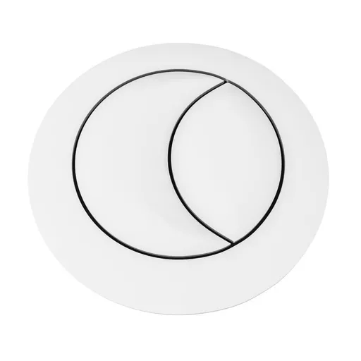Cistern Flush Button Matt - White