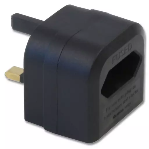 Lindy 73070 power plug adapter Black