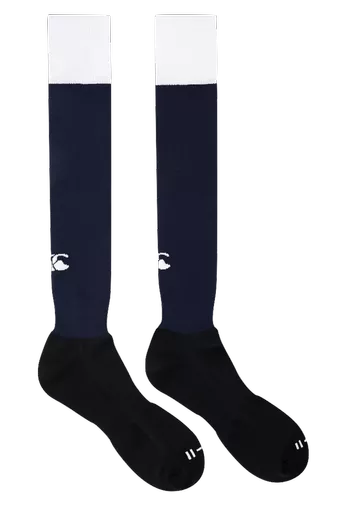 CanterburyCapSock_Navy/White