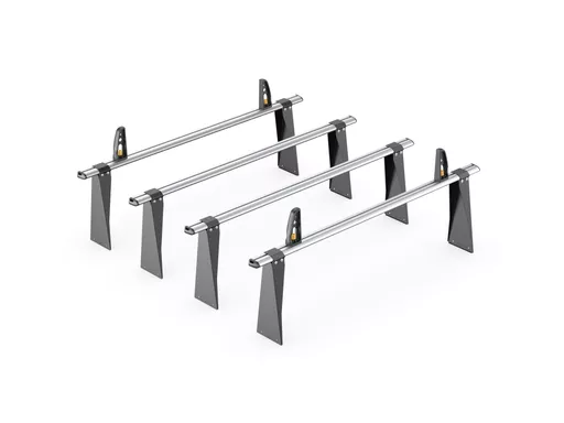 Ford Transit 2000-2014 L2,L3,L4, H3 - ULTI Bar+ (Aluminium) - 4 Roof Bars