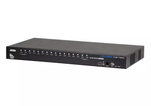 ATEN CS17916 KVM switch Rack mounting Black