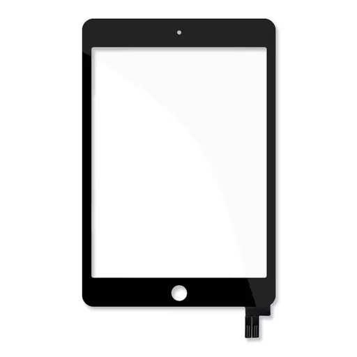 Glass w/ Touch (Glass + Digitizer) (CERTIFIED) (Black) - For iPad Mini 5