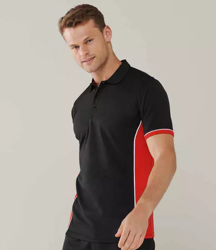 Finden + Hales Contrast Panel Polo Shirt