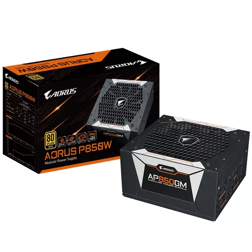 Gigabyte Aorus P850W power supply unit 850 W 20+4 pin ATX ATX Black