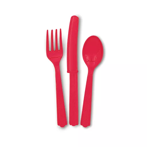 Red Cutlery