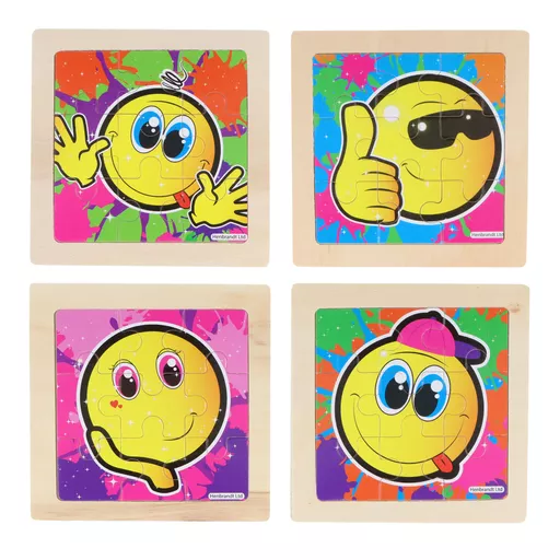 Wooden Puzzle - Smile - Box of 48