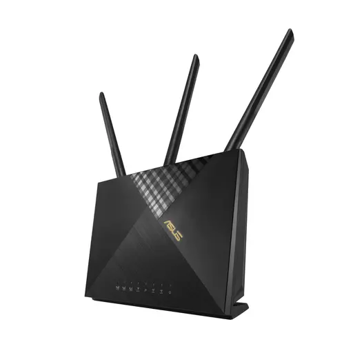 ASUS 4G-AX56 wireless router Gigabit Ethernet Dual-band (2.4 GHz / 5 GHz) Black