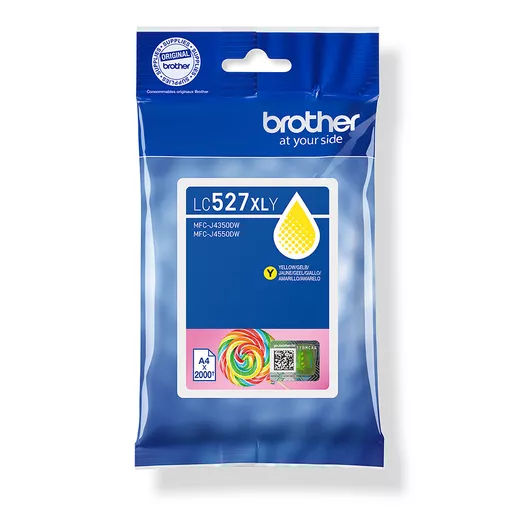 Brother LC-527XLY Ink cartridge yellow high-capacity, 2K pages ISO/IEC 19752 for Brother MFC-J 4350