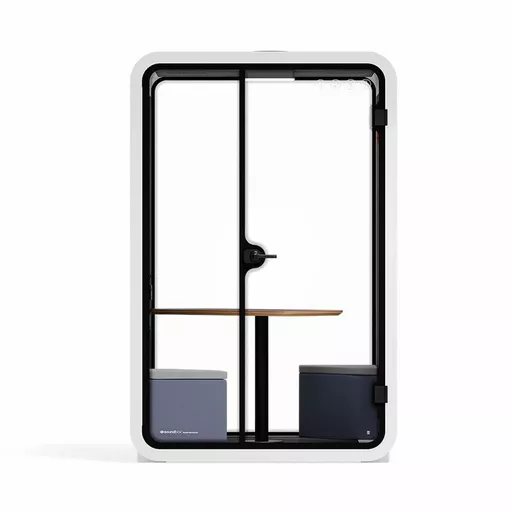 Soundbox Quell Office Pod - Meeting Room + Table + Corner Stool