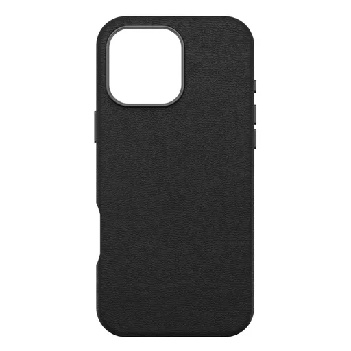 OtterBox Symmetry Series Cactus Leather for MagSafe for iPhone 16 Pro Max, Noir Ash