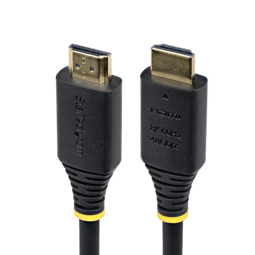 StarTech.com 5m (16ft) Certified Ultra High Speed HDMI Cable, 8K 60Hz/4K 120Hz, HDMI 2.1 Cable with HDR10+ / eARC, 48Gbps, 8K HDMI Cord for Monitor/TV/Display, Flexible TPE Jacket