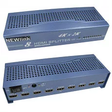 4K HDMI 8 Port Splitter (1 In 8 Out)