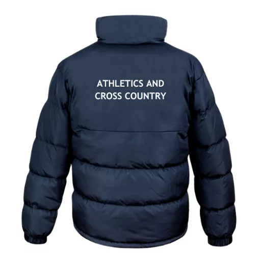 University of Kent Athletics and Cross Country Puffa Jacket Back.png