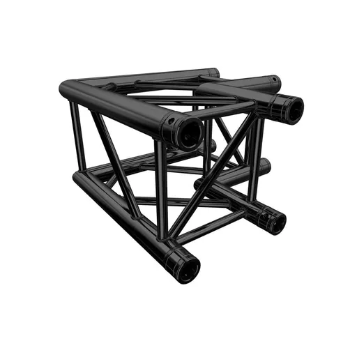 Global Truss F34 PL Stage Black 2 Way 90 Degree Corner