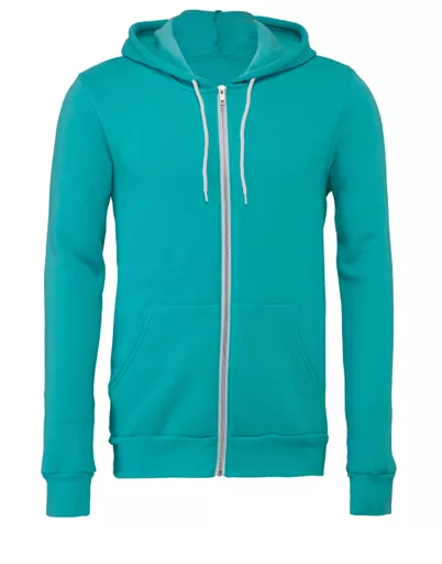 Canvas Unisex Sponge Fleece Full-Zip Hoodie
