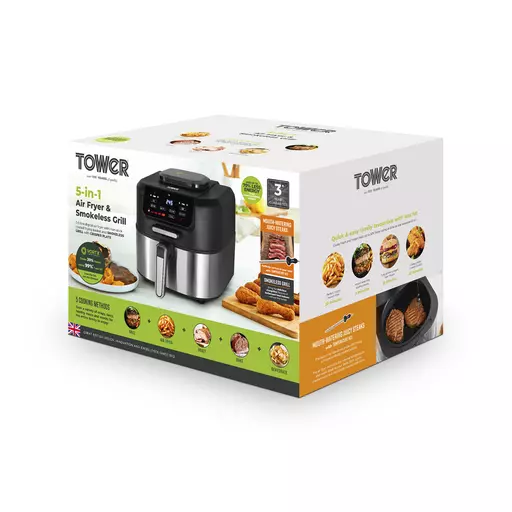 Tower smokeless indoor deals grill