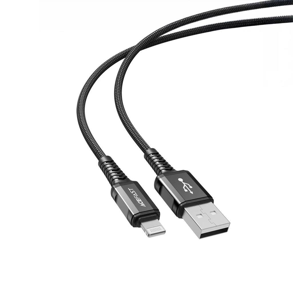 AceFast USB A-Lightning 1.2m Cable (Braided)