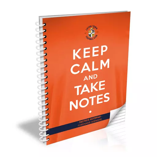 Luton Town FC Keep Calm Notebook