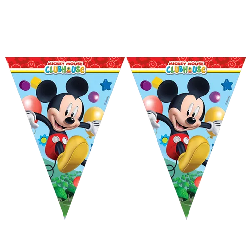 Mickey Clubhouse Flag Banner