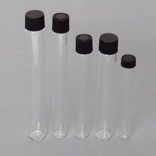 Test tube with screw cap polypropylene