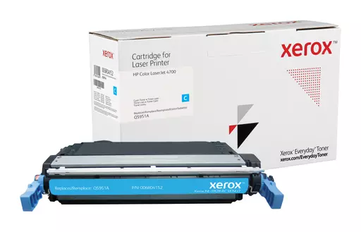 Xerox 006R04152 Toner cartridge cyan, 10K pages (replaces HP 643A/Q5951A) for HP Color LaserJet 4700