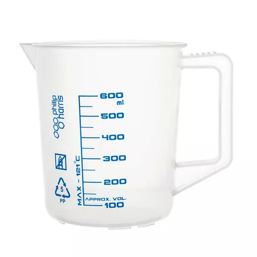Polypropylene Measuring Jug by Philip Harris - 600ml