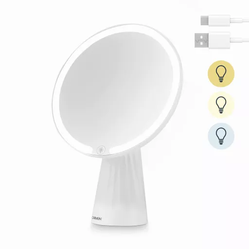 Rechargeable LED Magnet Mirror