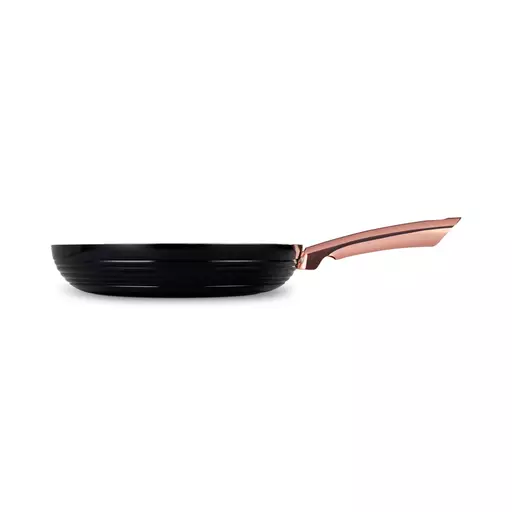 Tower Rose Gold Frying Pan Set 24 and 28 cm, Non Stick and Easy to Clean,  White, 2 Piece